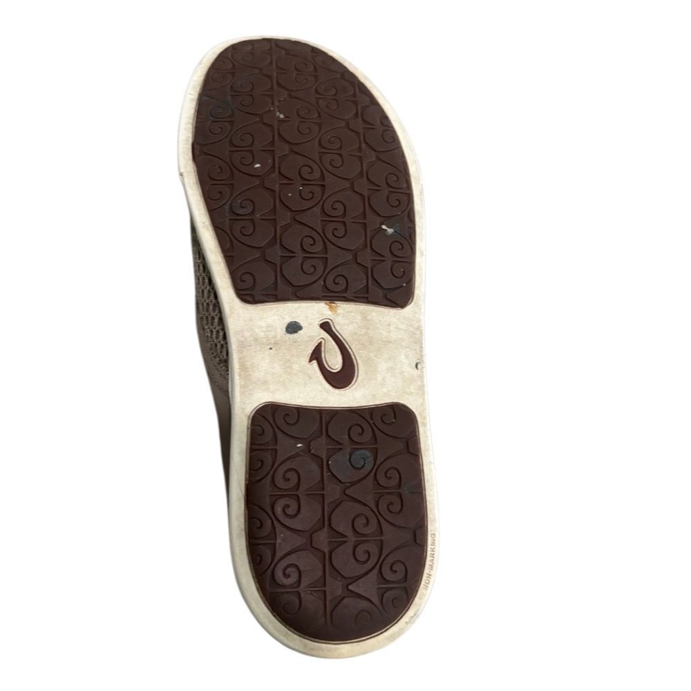 Olukai Pehuea Womens Size 9 Brown Mesh Slip On Comfort Sneaker Shoe - Picture 4 of 6